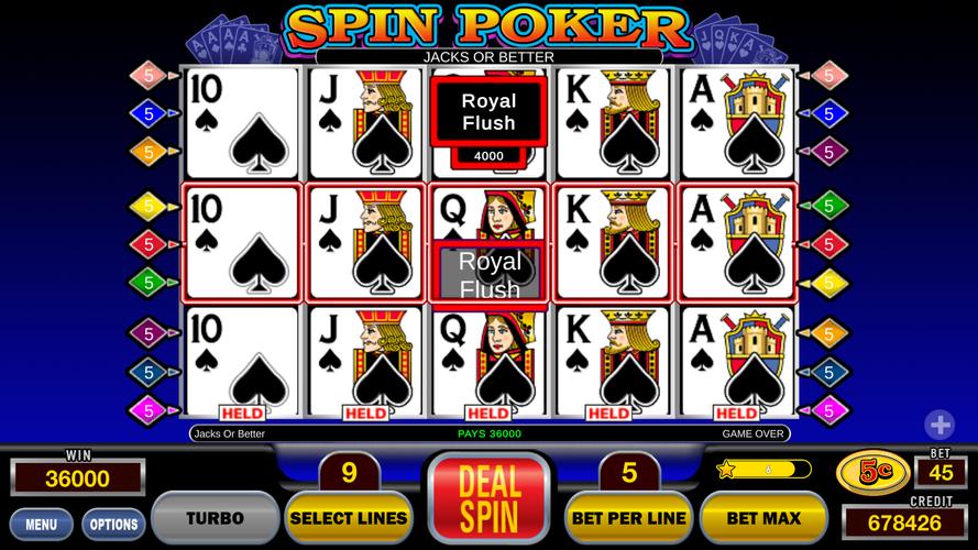 Spin Poker™ Casino Video Slots Tangkapan skrin 4