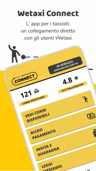 Wetaxi Connect Capture d'écran 1