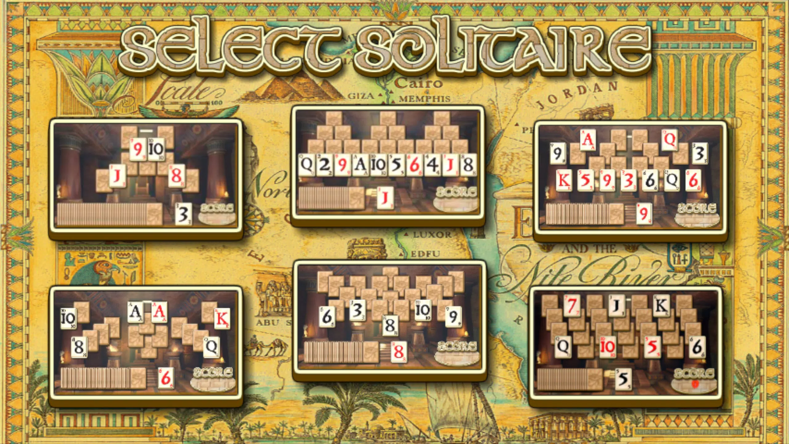 Schermata Egypt Solitaire 2
