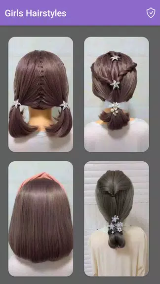 Girls Hairstyles Step By Step Скриншот 2