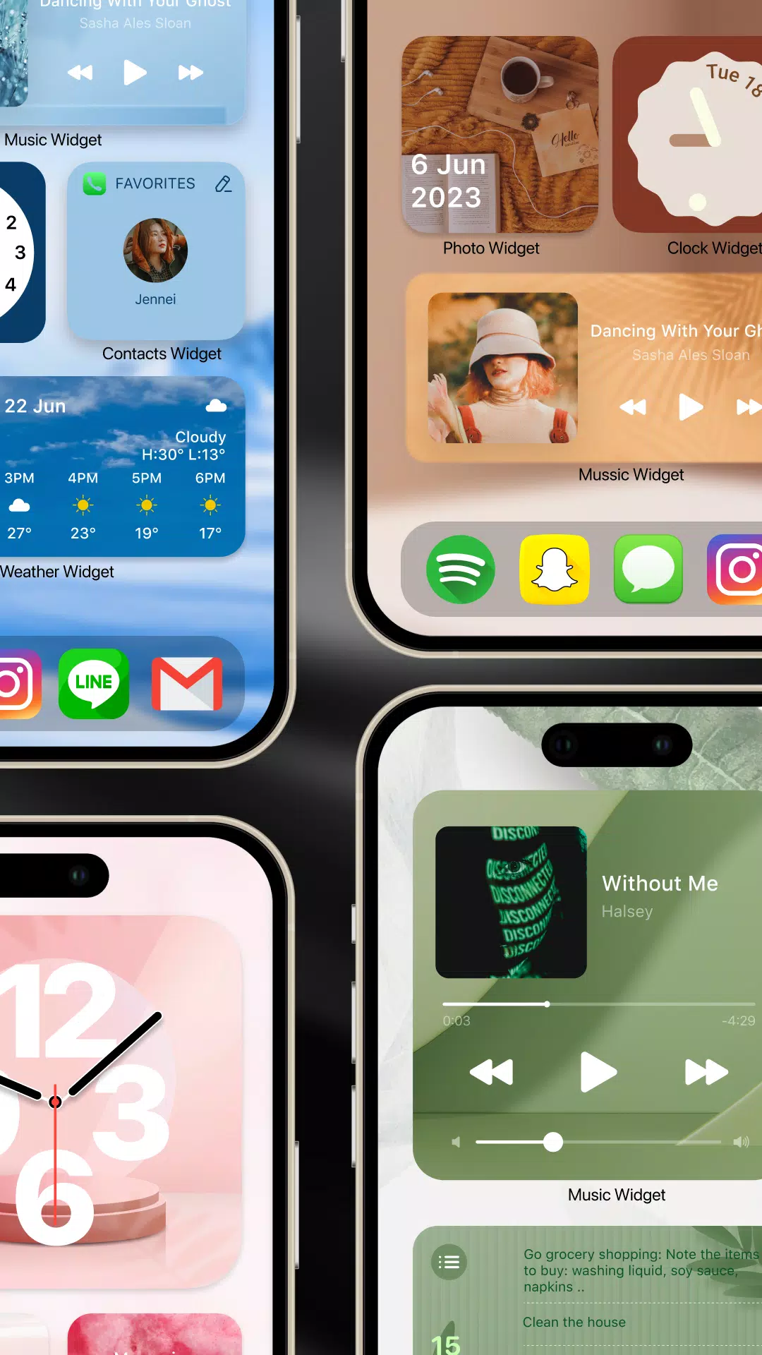 Laka Widgets: Widget OS 18 Captura de pantalla 2