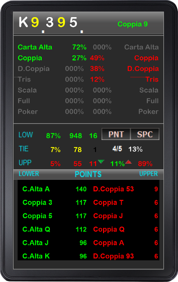 Schermata Rocker Poker Calculator II Free 4