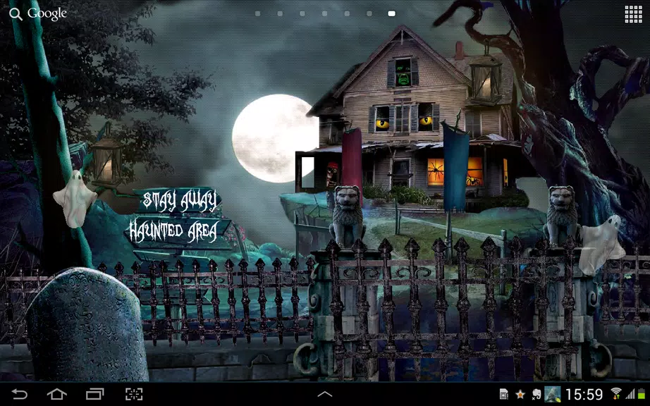 Halloween Live Wallpaper Captura de tela 1