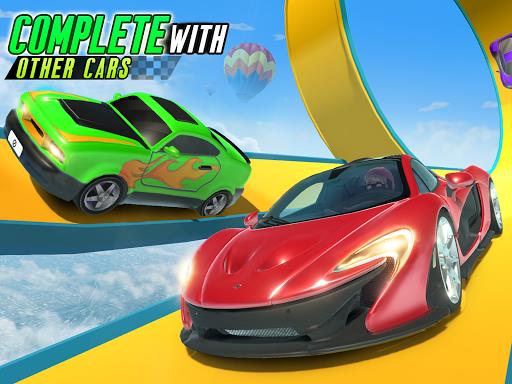 Hot Cars Fever-Car Stunt Races Captura de pantalla 4