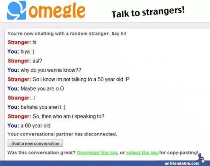 Omegle:Talk To strangers Ảnh chụp màn hình 1