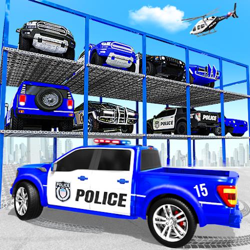 Multi Level Police Car Parking ภาพหน้าจอ 1