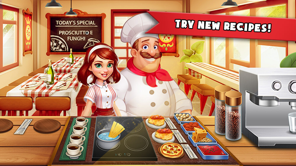 Cooking Madness Mod Ảnh chụp màn hình 1