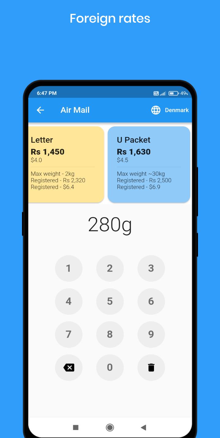 SL Post - Postage Calculator Ảnh chụp màn hình 4