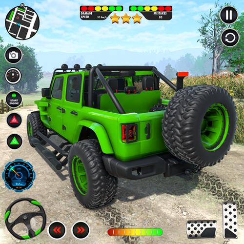 US Offroad Fury Car Driving 3D スクリーンショット 1