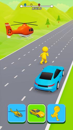 Shape Car Transform Race স্ক্রিনশট 3