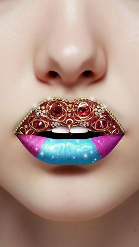 Lip Art Beauty DIY Makeup Game Captura de tela 4