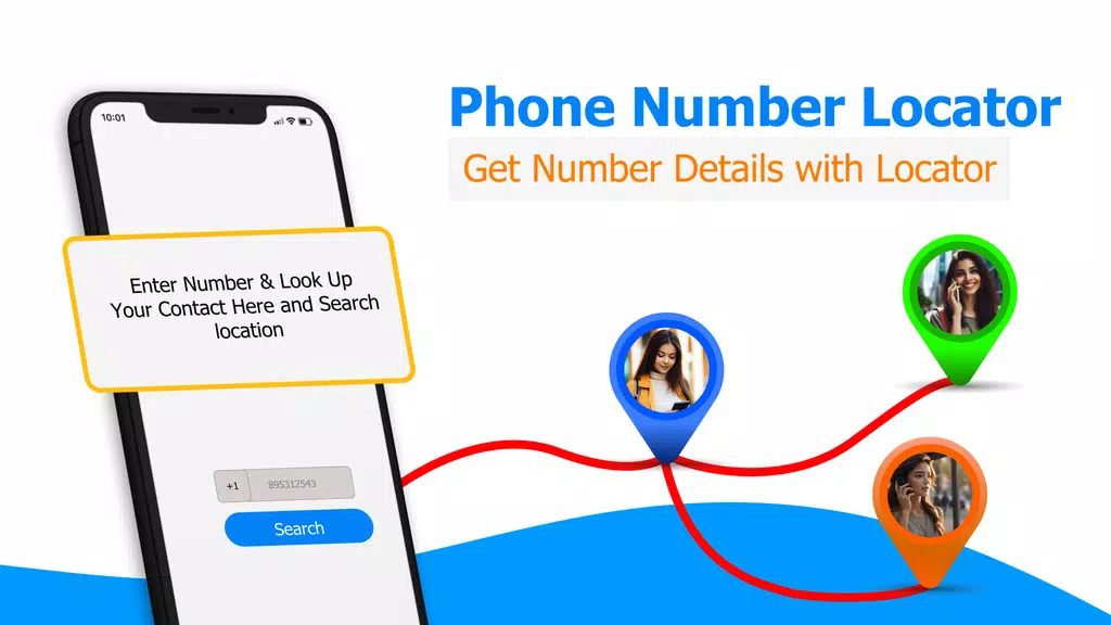 GPS Mobile Number locator App Captura de pantalla 2