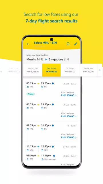 Cebu Pacific Tangkapan skrin 3