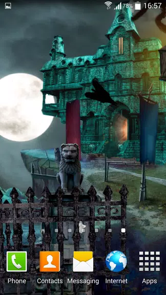 Halloween Live Wallpaper Captura de tela 3
