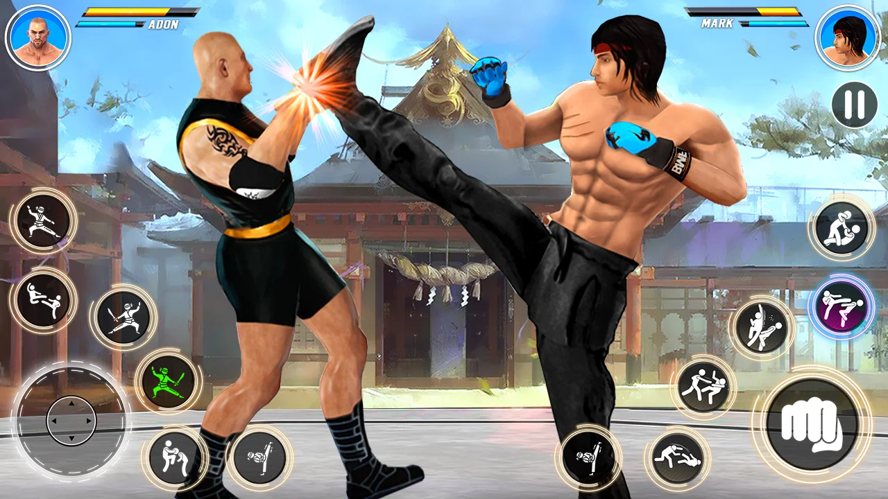 Kung Fu Games - Fighting Games 스크린샷 2