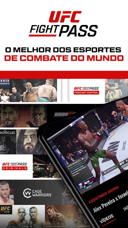 UFC Fight Pass - MMA ao vivo Ảnh chụp màn hình 1