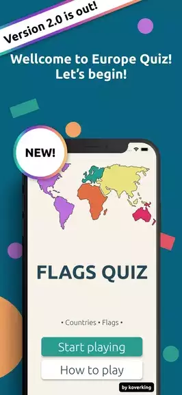 Flags Quiz:  World Geo Trivia スクリーンショット 1