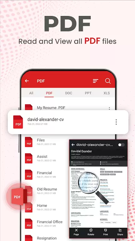 Document Reader PDF Reader Zrzut ekranu 2