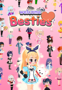 Besties - Make friend & Avatar Tangkapan skrin 1