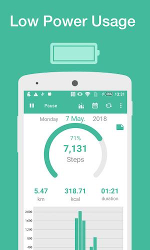 Pedometer - Step Counter Maipo 스크린샷 4