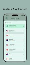 Green VPN - Fast VPN - Proxy Tangkapan skrin 3