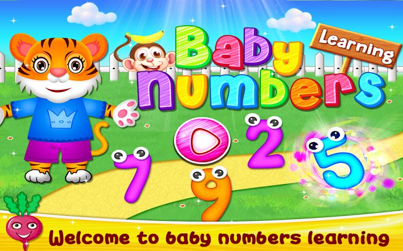 Baby Numbers Learning Game स्क्रीनशॉट 1