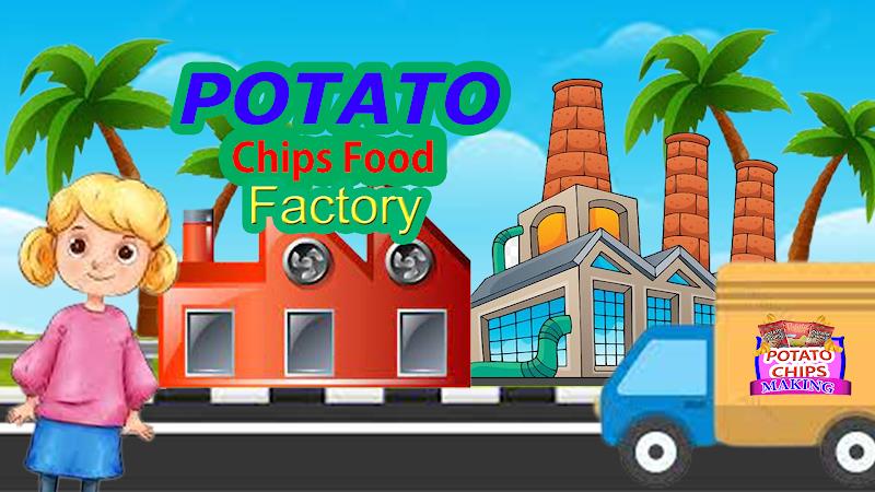 Potato Chips Food Factory Game स्क्रीनशॉट 1