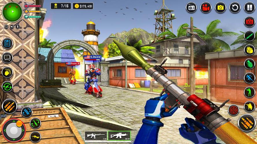 Counter terrorist robot game Скриншот 4