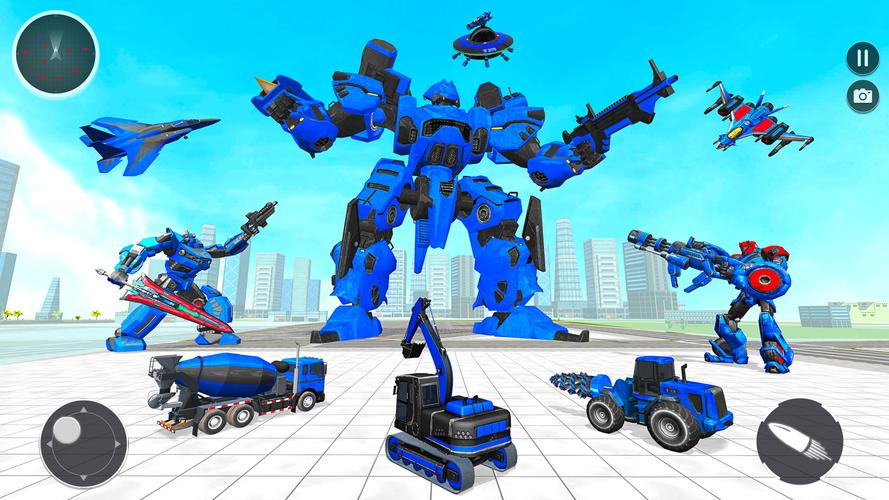 Mech Robot Transforming Game スクリーンショット 1