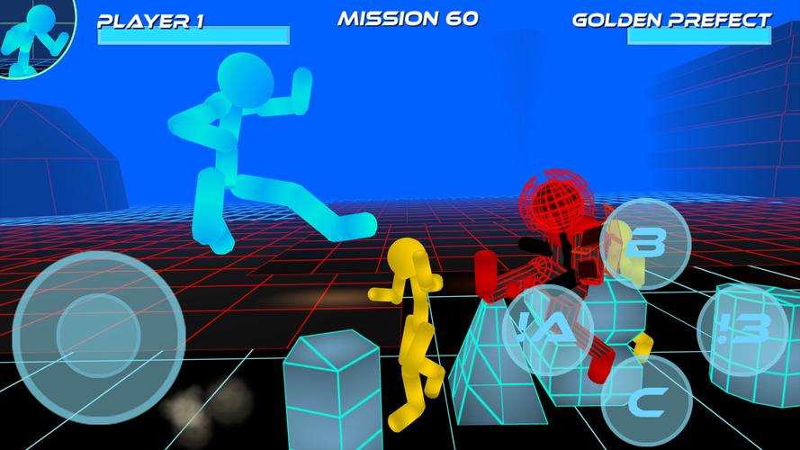 Stickman Neon Street Fighting 스크린샷 3