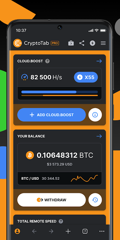 CryptoTab Browser Pro Mod Zrzut ekranu 2