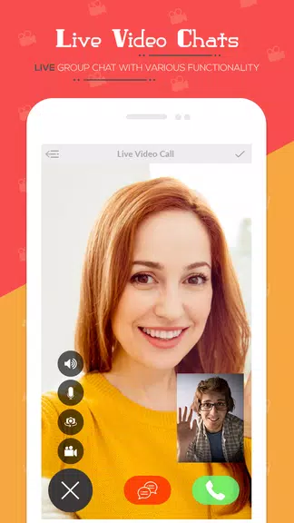 Live Video Chat - Random Video Call with Girls Schermafbeelding 3