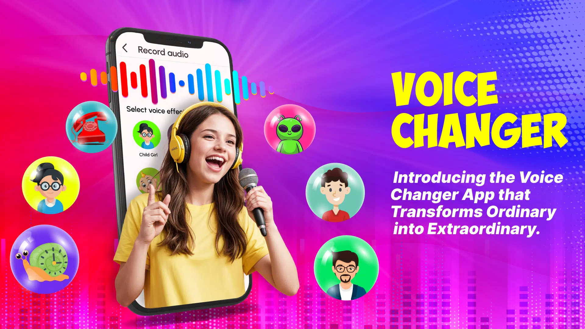 Voice Changer Male to Female应用截图第1张