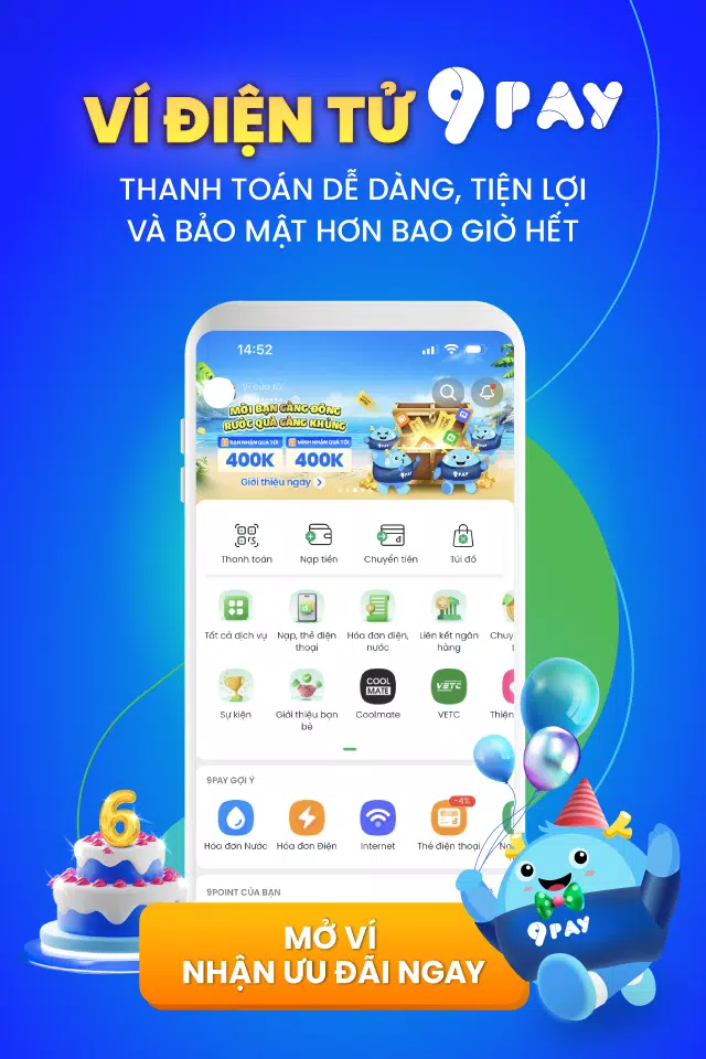 Ví điện tử 9Pay স্ক্রিনশট 1