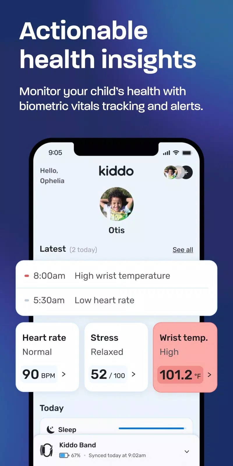 Schermata Kiddo Health 2