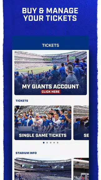New York Giants Mobile Screenshot 3