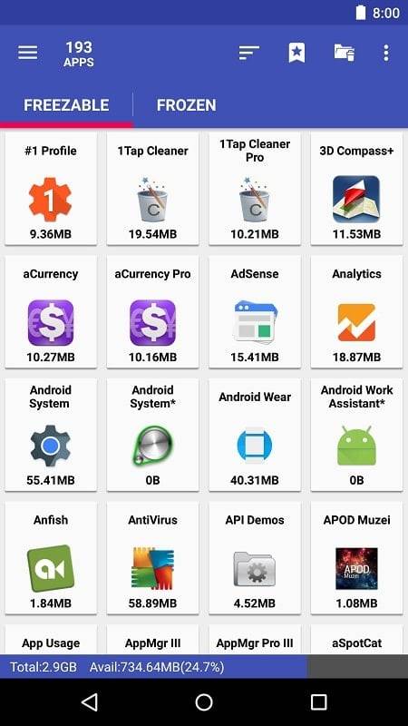 AppMgr Pro III应用截图第2张