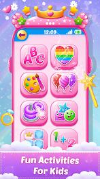 Princess Baby Phone Kids Game स्क्रीनशॉट 1