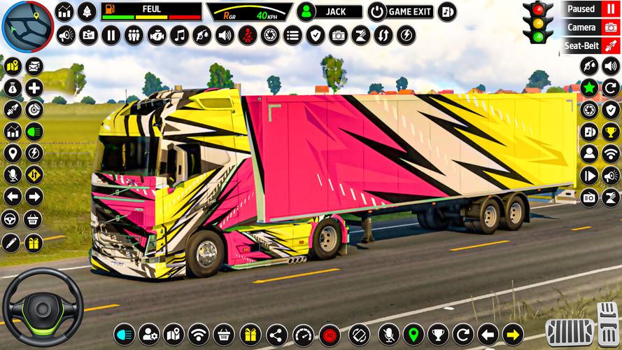 US Truck Driving 3D Truck Game Screenshot 4