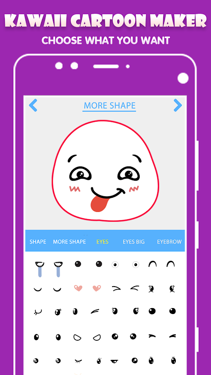 Kawaii Cartoon Maker Captura de pantalla 3