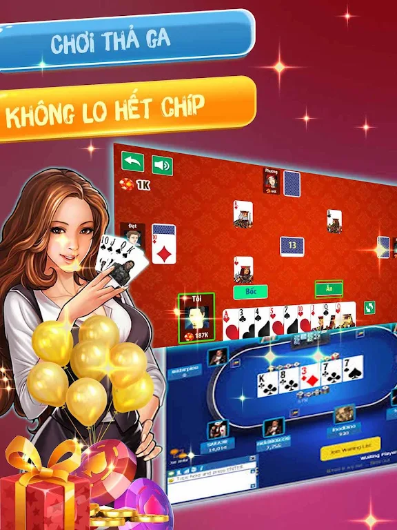 Đánh  tiến lên OFFLINE - tien len mien nam應用截圖第3張