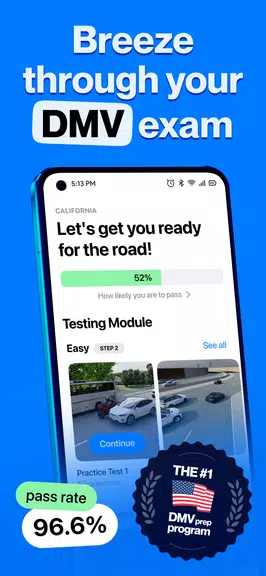 DMV Permit Practice Test Genie Captura de pantalla 1