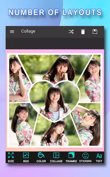 Pic Frames Collage Captura de pantalla 1