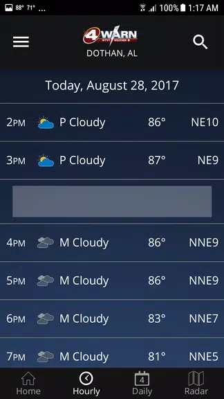 WTVY-TV 4Warn Weather Ảnh chụp màn hình 2