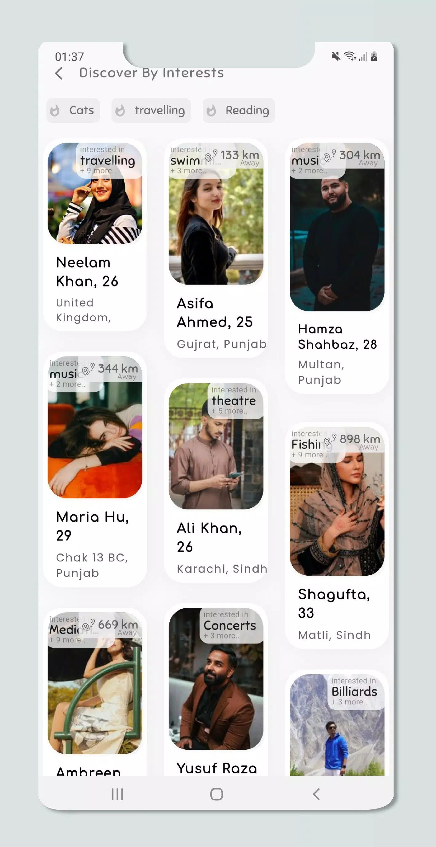 Schermata Pakistani Dating - Chat & Meet 3