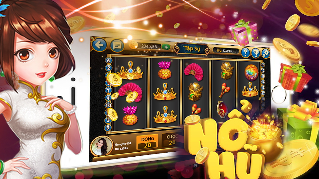Slot - Vuong quoc lucky, Game Danh Bai Doi Thuong Captura de tela 1