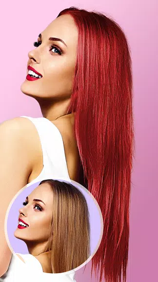 Hair Color Changer: Change you Schermafbeelding 2