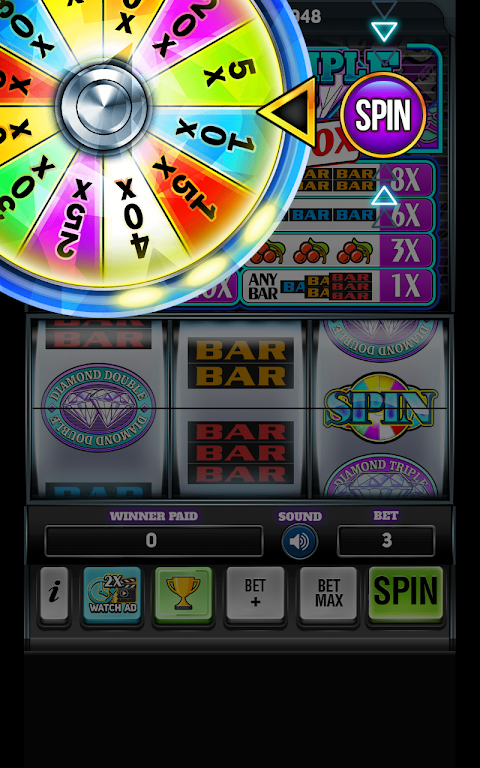 Diamond Deluxe Casino - Free Slot Machines Captura de pantalla 1