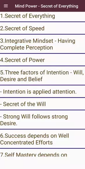 Secret of Mind Power: Success應用截圖第2張