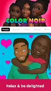 Color Noir Coloring Book App Zrzut ekranu 1